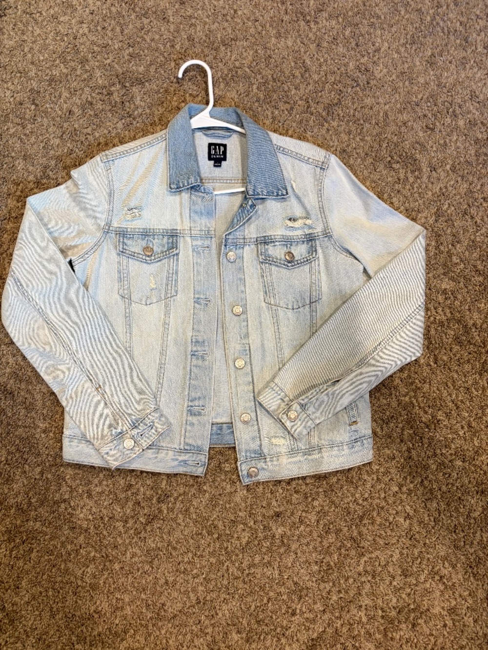 GAP Distressed Denim Jacket